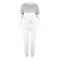 thumbnail image 5 of Xunlbb Lounge Sets for Women,Women Loose Two-piece Sets Solid Long Sleeve Tops Casual Pants Sweatsuit on Clearance,Size S-5XL, 5 of 5