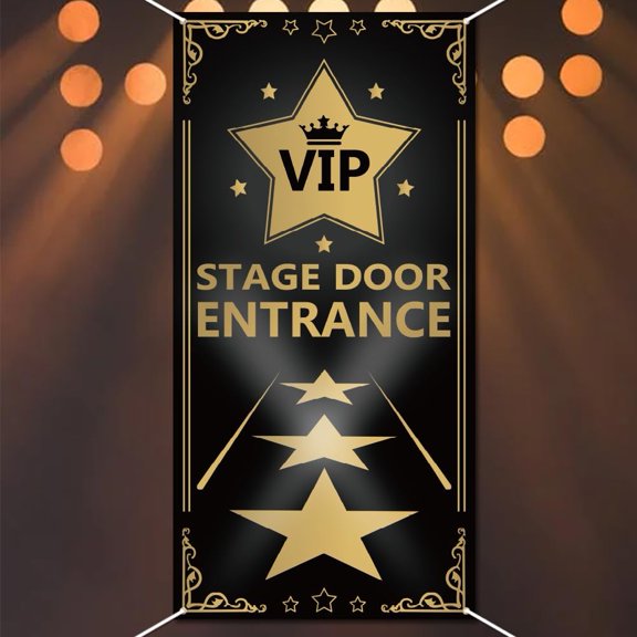 VIP Stage Entrance Background Photo Door Banner
