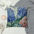 thumbnail image 2 of Shiartex Blue Hydrangea Wildflower Spring Throw Pillow Covers Outdoor Spring Summer Floral Decor Farmhouse Lumbar Decorative Throw Pillows Cases Decorations for Couch Sofa Porch 18x18in, 2 of 5