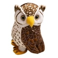 thumbnail image 1 of Búho de peluche de juguete para niños y niñas, regalo de cumpleaños, animal de peluche de 20 cm y 7,87 pulgadas, peluche suave Marrón, 1 of 7
