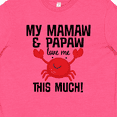 thumbnail image 4 of Inktastic Mamaw Papaw Love Me Youth T-Shirt, 4 of 5