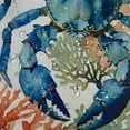 thumbnail image 5 of Chilfamy Corals Seaweed Crab Shower Curtain for Bathroom Home Decor, 100% Polyester Washable Curtain with Hooks 69"x72, 5 of 7