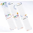 thumbnail image 3 of Inkdotpot Pack of 6 Funny Magnetic Dry Erase List For Fridge, Wipe Clean w/ NoStain, Quick Notes Shopping & Grocery List Whiteboard for Fridge, 8.75" x 3.8"(Abstract Leaves), 3 of 6