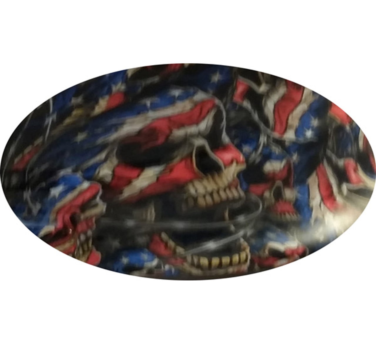 Patriot Skulls Hydro Dipped Hard Hats Cap Style Design with 4 Pt Suspension