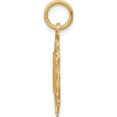 thumbnail image 3 of 14K Yellow Gold Diamond-Cut 21 In Oval Pendant (25 X 14) Made United States c996, 3 of 6