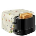 thumbnail image 6 of Yuyamidu Butterfly Toaster Cover 4 Slice Kitchen Appliance Dust Cover Home Decoration Flower Bread Maker Dustproof Cover Wide Slot Microwave Toaster Oven Cover, 6 of 7