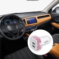 thumbnail image 4 of Riwesomey Enchufe del de coche de coche de diamante hecho a mano Accesorios de coche de coche USB de cristal ostentoso Vehículos, repuestos y accesorios Mis No.2 Riwesomey VI008713-02, 4 of 4