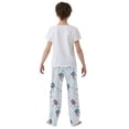 thumbnail image 4 of FORMRS Boys Pajama Pants with Pockets Size 9-10Y Kids Lounge Sleep Bottoms, Hockey Action Zone, 4 of 8