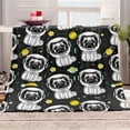thumbnail image 2 of Boxer Dog Blanket Cute Puppy Throw Blanket Super Soft Flannel Throw Blanket Lightweight Fluffy Plush Fuzzy Bed Blanket for Cute Pet 60"X80", 2 of 6