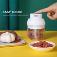 thumbnail image 2 of Mistaha Mini Electric Garlic Chopper Multi-function Food Chopper USB Charging Wireless Garlic Grinder Mincer Cutter for Chopping Vegetables Fruits Onions Garlics Salad Boneless Meat, 2 of 8