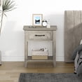 thumbnail image 5 of End Table with Drawer, Boho End Tables Side Tables with Storage Shelf for Bedroom,Small Space, 2pcs, 5 of 7