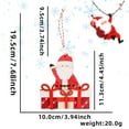 thumbnail image 3 of Hearth & Gear Cute Cartoon Designs For Christmas Decorations，Cute Wooden Cartoon Bead Garland 15 Stained Glass Window Panel Abstract for Windows Hanging Stained Glass Window Panel Mini Christmas, 3 of 6