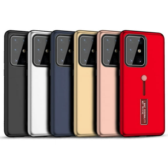 Samsung Galaxy S20 Ultra Case New Hybrid Finger Grip Case With Kickstand