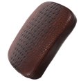 thumbnail image 1 of OULII Motorcycle Rear Seat Cushion Brown PU Vintage Style with 8 Suction Cups for Stable Ride, 1 of 8