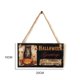 thumbnail image 3 of Pumpkin Hanging Signs [跃星辉]已处理知产木制万圣节标志门装饰悬挂门牌（袋装  1x门牌） 2号 20x10cm ANGGREK Halloween Decoration, 3 of 8