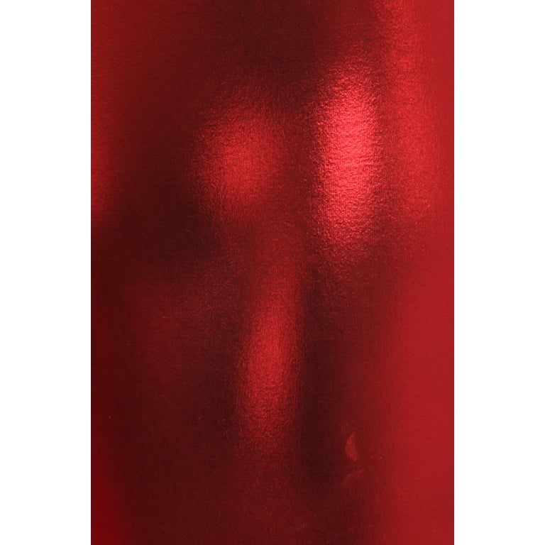 Sakkas Footless Liquid Wet Look Shiny Metallic Stretch Leggings - Red -  Small 