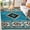 Blue Lightning, variant on YHSF Southwestern Area Rug - Easy Clean, Thick, Soft, Durable Tribal Style Rug for Bedroom, Living Room, Hallways and More - Rust, 2 Feet x 7 Feet