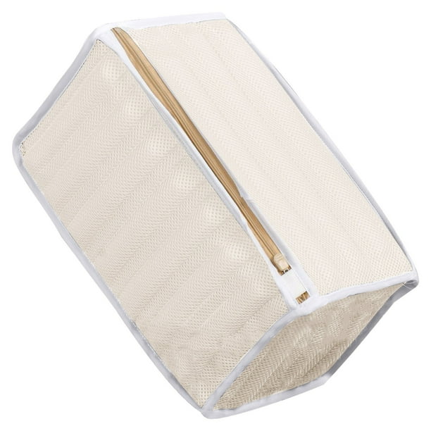 Bolsa especial para zapatos de lavadora, malla de poliéster deformable, red roja para ropa fresca, para lavandería, poliéster duradero, 30,5 x 23,8 x 15,2 cm, para uso doméstico.,Wsvlmg