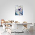 thumbnail image 5 of Butterfly Bathroom Wall Decor Country Flowers Bathroom Wall Art Rustic Butterfly Floral Bathroom Canvas Print Inspirational Painting Framed Home Artwork Decorations For Bedroom Kitchen Office 12"x16", 5 of 6