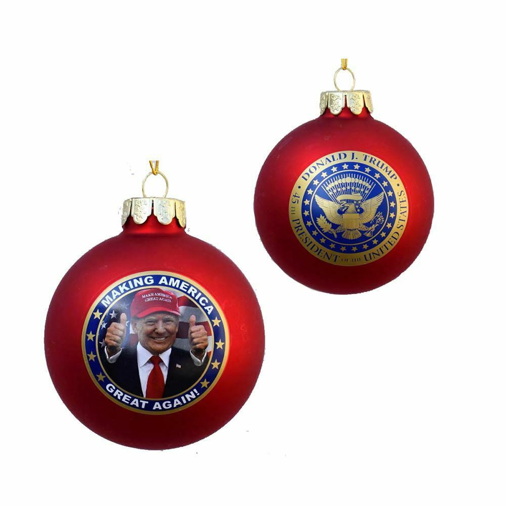 Limited Edition 6" Department 56 'Merry Christmas from Donald Trump' Ornament 