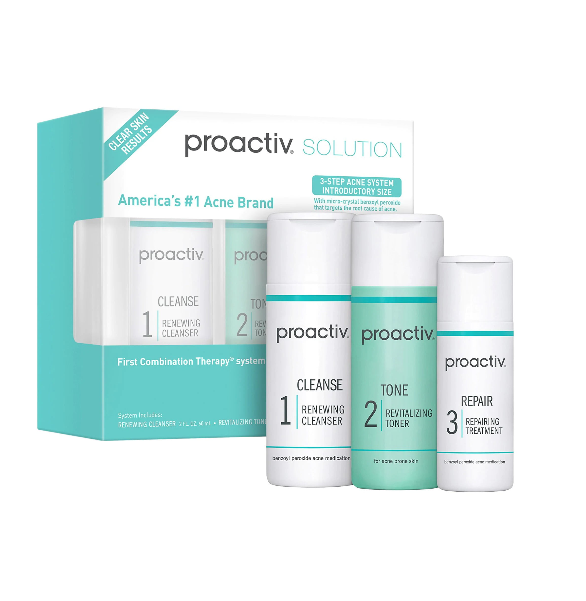 Buy Proactiv 3 Step Acne Treatment System (60 Day) Online in India.  745420608