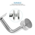 thumbnail image 3 of CIMAXIC Banister Rail Support Stainless Steel Silver Durable Wall Mounted 4Pcs, 3 of 6
