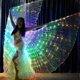 thumbnail image 3 of Led Wings For Adult, Led Butterfly Isis Wings Led Isis Wings Glow Light Up Belly Dance Costumes, 3 of 5