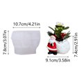 thumbnail image 3 of Hearth & Gear Santa Silicone Reusable Epoxy Resin For DIY Casting With Resin Plaster Concrete Ideal For Making Small Item Storage Candle Containers & Home Ceramic for Resin Silicone Mats for Crafts, 3 of 7