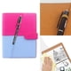 thumbnail image 5 of Cuaderno borrable perfecl de material cuero PU almacenamiento Flash duradero con bolígrafo Rosado azul, 5 of 8