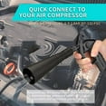 thumbnail image 7 of Tornado Dry Cleaning Gun for Cars, High-Pressure Air Blow Gun for Auto Detailing, Quickly Removes Dirt & Dust with Compressor, Includes Brush Attachment, 7 of 7
