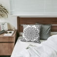 thumbnail image 6 of Eye-Catching Gray White Throw Pillow Covers – 16x16 inch, Set of 2 for Sofa, Couch or Outdoor, 6 of 7