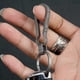 thumbnail image 2 of Kenally Llavero titanio lujo estilo Simple moda llaves anillos creatividad ligero pequeño Lockchain colección colgante Automoción decorativa y accesorios Azul Azul Hebilla y Bucle Kenally VI018052-01, 2 of 6
