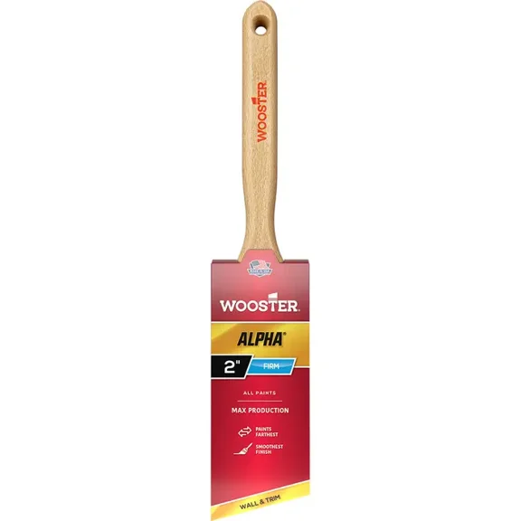 2" Wooster Brush Company 4231 Alpha Micro Tip Angle Sash Paint Brush