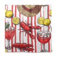 thumbnail image 2 of Yayeee Shower Curtain with Hooks 72"x72" Waterproof Fabric Bathroom Hanging Decor, Red Lobster, 2 of 5