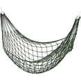 thumbnail image 1 of Hamac Filet (Vert, 260*80cm), Jardin pour une Personne, Camping, Léger pour Intérieur et Extérieur, 1 of 5