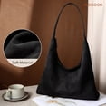thumbnail image 4 of JASGOOD Vintage Suede Hobo Bag for Women Soft Oversized Shoulder Purse, Casual Daily Handbag, 4 of 8