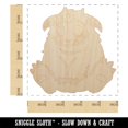 thumbnail image 2 of Chibi Sitting Yeti Abominable Snowman Wood Shape Unfinished Piece Cutout Craft DIY Projects - 4.70 Inch Size - 1/4 Inch Thick, 2 of 7