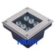 thumbnail image 5 of Lámpara LED enterrada para exteriores, cuadrada, resistente al agua IP68, 1 W, 3 W, 4 W, 5 W, 6 W y 9 W, para decoración de jardín, CA 85-265 V, CC 12 V, 5 of 5