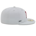 thumbnail image 5 of Men's New Era Gray Boston Red Sox 2025 MLB Clubhouse 59FIFTY Fitted Hat, 5 of 7