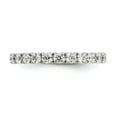 thumbnail image 5 of True Origin 14K White Gold 1 1/2 carat Lab Grown Diamond VS  D E F  Size 4.5 Eternity Ring, 5 of 6