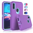 thumbnail image 1 of Moto E (2020) Cases, Sturdy Phone Case for Moto E7, Tekcoo Full-Body Shockproof Protection Heavy Duty Armor Hard Plastic & Shock Absorption Rubber Rugged Bumper 3-in-1 Case Cover, 1 of 7