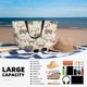 thumbnail image 5 of Fotbe Vintage Farm Pigs Bolsa de Viaje para Playa - Resistente al Agua, Bolsa Tote de Gran Capacidad y Ligera con 7 Bolsillos para Mujeres y Hombres, 5 of 7