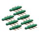 thumbnail image 2 of Kit de 8 señuelos de pesca blandos, suministros realistas, equipo, depósitos, aparejos de pesca Verde, 2 of 8