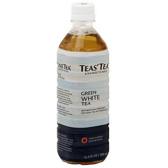 TEAS'TEA Green White Tea, 16.9 oz, (Pack of 12)