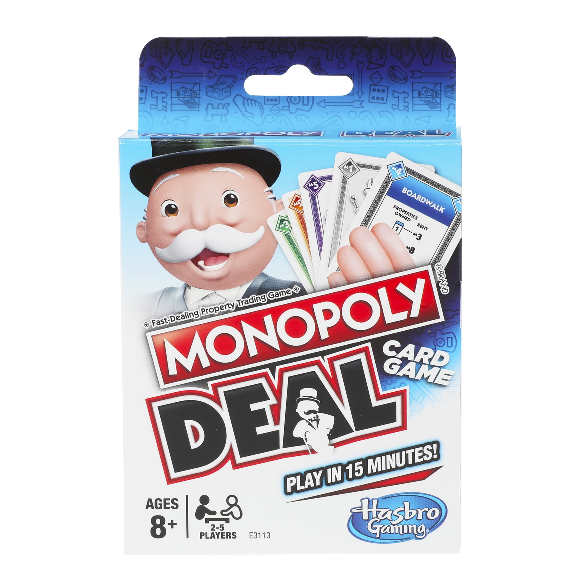 Family Game Monopoly Deal Card Game Funskool 2-5 Players Indoor Game Kids Age 8+ 