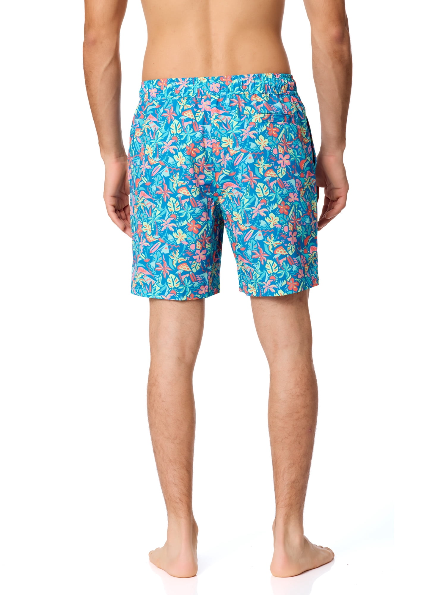 Rugged Shark Mens & Big Mens Swim Trunks, 7" Inseam, Sizes S-3XL