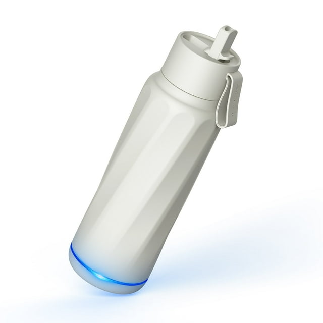WaterH Vita White - 18oz Insulated Smart Water Bottles with TDS sensor & Free Hydration APP