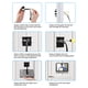 thumbnail image 4 of Timbre, Intercomunicador De 2, Timbre Con Vídeo Inteligente, Detección De Movimiento PIR, WiFi 1080P Para Apartamentos, 4 of 7