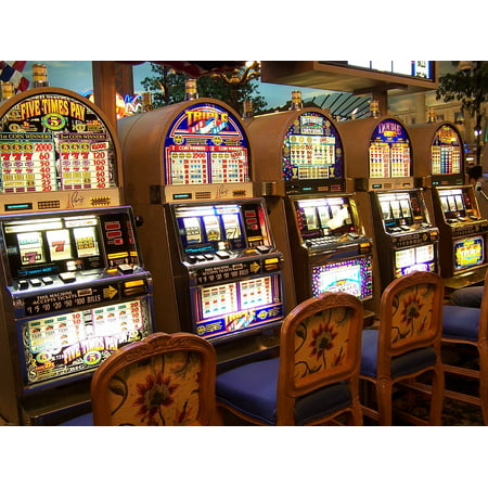 Peel-n-Stick Poster of Slot Machine Gambling Casino Vegas Entertainment Poster 24x16 Adhesive Sticker Poster