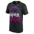 thumbnail image 2 of Men's Black AJ Lee Your Favorite Wrestler's Favorite Wrestler T-Shirt, 2 of 3